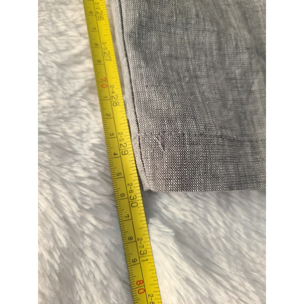 Tasso Elba Island Mens Gray Linen Blend Drawstring Pants XL S/61583 SP17